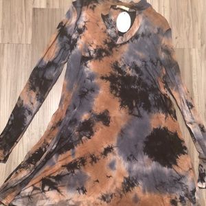 Keyhole Tie-Dye dress